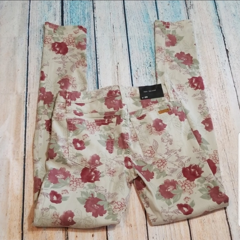 Joe's Jeans The Skinny Floral Jeans Size 25